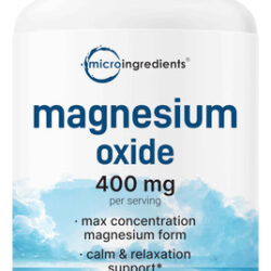 Suplemento: Microingredientes Óxido De Magnésio 400 Mg 50