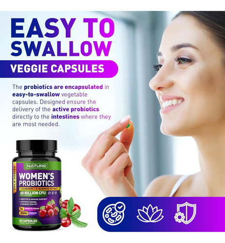 Probiotics For Women - 60 Billion Cfus 16 Strains With ... - Imagem 8