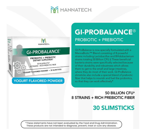 Prebióticos E Probióticos Mannatech 30 Slimsticks Sabor Io - Imagem 3