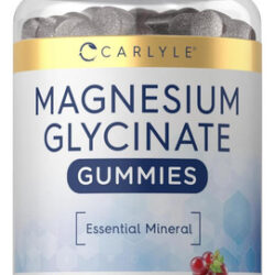 Gomas De Glicinato De Magnésio Carlyle 60 Contagens Sabo