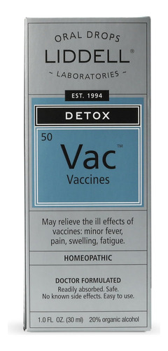 Liddell Gotas Homeopáticas Detox Para Vacinas 0028 Kg - Imagem 6