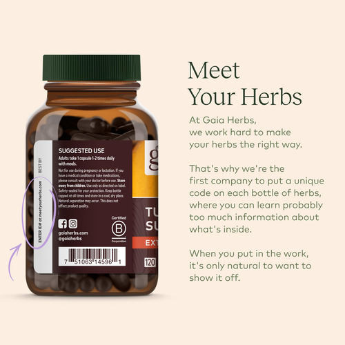 Suplemento Gaia Herbs Rhodiola Rosea Stress Support 60 Cápsu - Imagem 7
