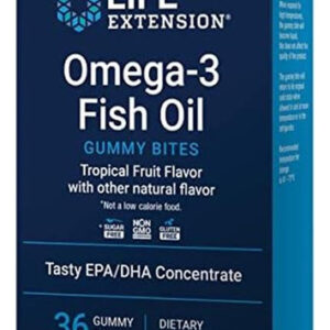 Life Extension Ômega-3 Em Gomas De Óleo De Peixe Ácidos Gr