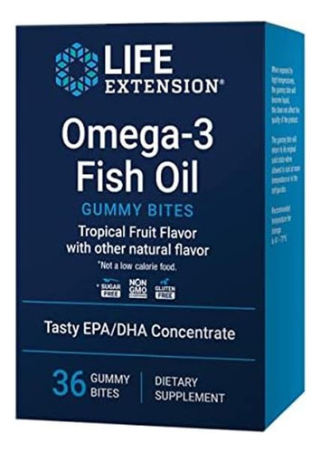 Life Extension Ômega-3 Em Gomas De Óleo De Peixe Ácidos Gr