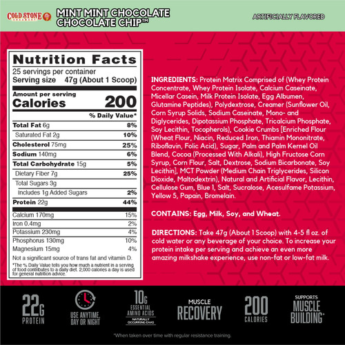 Proteína Em Pó Bsn Syntha-6 Cold Stone Creamery Mint25 - Imagem 2