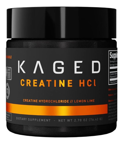 Creatina Kaged Hcl Powder Limão De Limão Construção Muscul