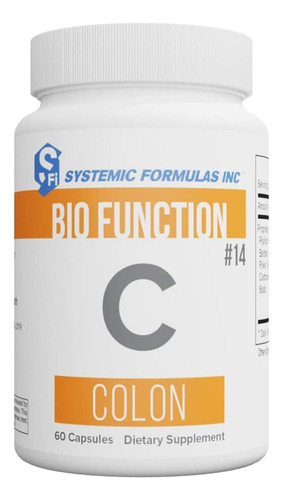 Fórmulas Sistêmicas Bio Function C Colon - 14 60 Cápsulas.