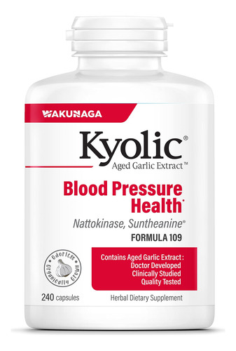 Suplemento Kyolic Aged Alho Extract Formula 109 240 Cápsulas