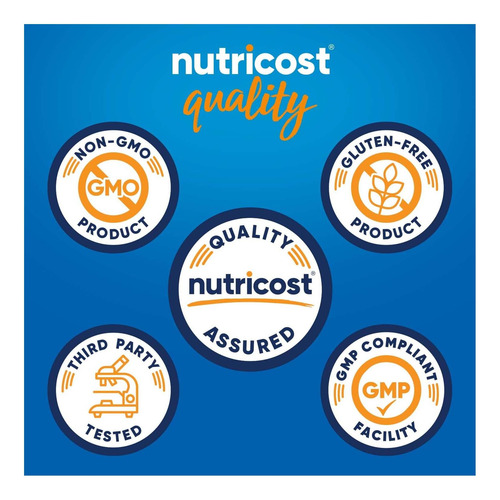 Nutricost L-fenilalanina 500mg 180 Cápsulas - Imagem 3