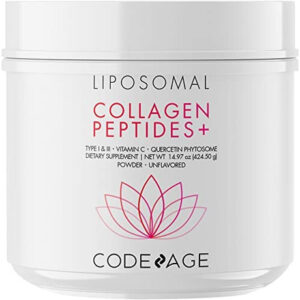 Peptídeos De Colágeno Liposomal Codeage Em Pó Com Vitamina C