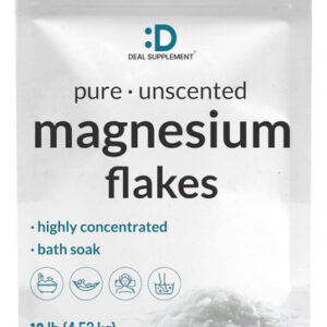 Flocos De Magnésio Sem Perfume 10 Libras " Cloreto De Magné