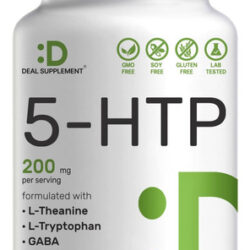 Supplement Deal 5-htp 200 Mg 240 Cápsulas Com L-teanina L-t