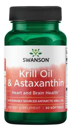 Swanson Óleo De Krill E Astaxantina 30 Cápsulas Macias - Imagem 4