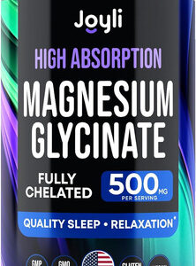 Glicinato De Magnésio 500mg - Magnésio Para O Sono - Alta...