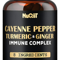 Suplementos Nuqiit Cápsulas De Pimenta Caiena Orgânicas 210