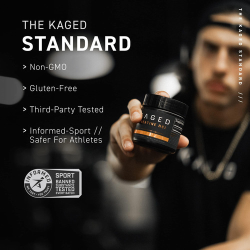 Creatina Kaged Hcl Powder Limão De Limão Construção Muscul - Imagem 7
