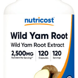 Extrato De 2500 Mg De Raiz De Inhame Selvagem Nutricost 120