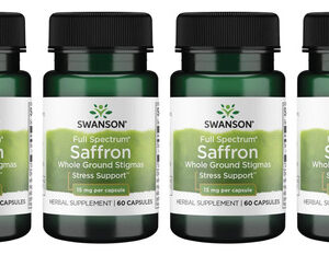 Suplemento Swanson Full Spectrum Saffron 60 Cápsulas
