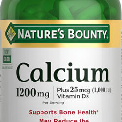 Nature&quots Bounty Calcium 1200 Mg + Vitamina D 120 Unidades (p
