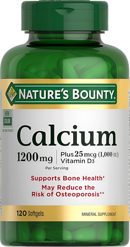 Nature"s Bounty Calcium 1200 Mg + Vitamina D 120 Unidades (p