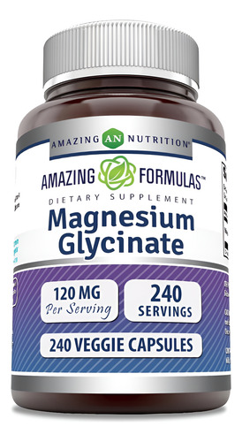 Magnésio Glicinato De 120 Mg Porção Fórmulas Únicas