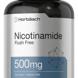 Horbäach Nicotinamida 500mg 180 Cápsulas Suplemento Diet