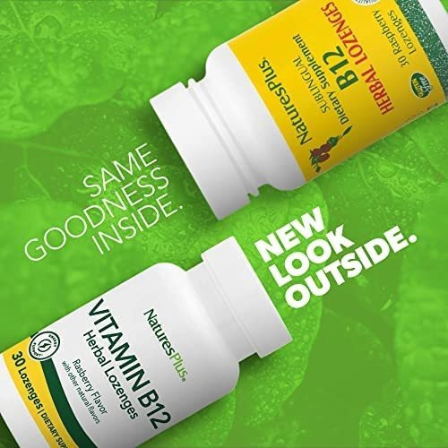 Naturesplus B12 Pastilhas Herbal (metilcobalamina) - 1000 Mc - Imagem 2