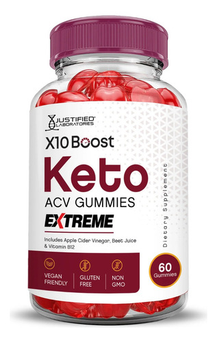 Justified Stronger X10 Boost Keto Acv X 2000 Mg 60 Gomas