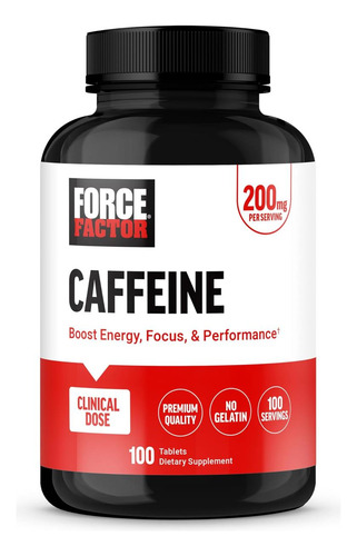 Pílulas De Cafeína Do Fator De Força 200mg Comprimidos De C