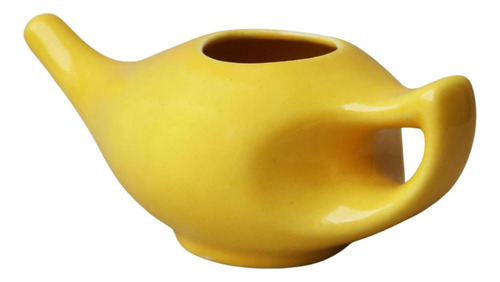 Pote De Neti De Cerâmica Do Impex Antigo 250 Ml De (amarelo) - Imagem 5
