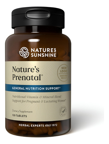 Natures Sunshine Pré-natal 120 Comprimidos A Vitamina Pr