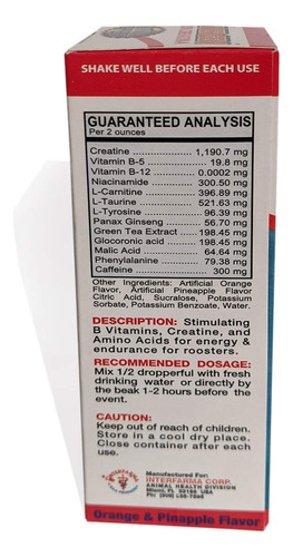Suplemento Interfarma Energen Extra Strength Com Creatina 60 - Imagem 3