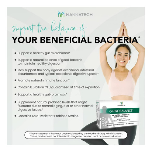 Prebióticos E Probióticos Mannatech 30 Slimsticks Sabor Io - Imagem 5