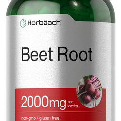 Cápsulas De Pó De Raiz De Beterraba Horbäach 220 Comprimid