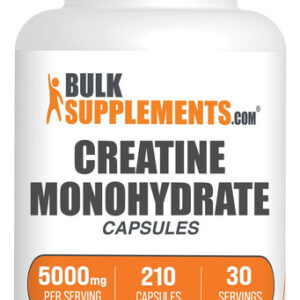 Bulksupplements.com Cápsulas De Monohidrato De Creatina -...