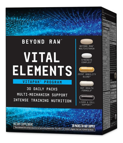 Além Do Programa Vital Elements Vitapak Raw (30 Porções) - Imagem 10
