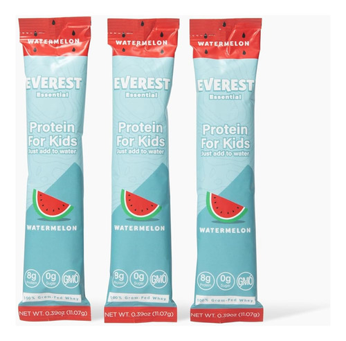 Everest Essencial: Proteína Em Pó Para Crianças Melancia - Imagem 4