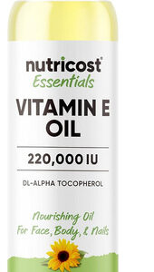 Óleo Essencial De Vitamina E Nutricost (8 Onças 230.000 Ui)