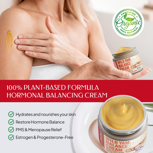 Creme De Inhame Selvagem Johohula Para Equilíbrio Hormonal D - Imagem 2