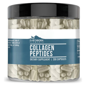 Peptídeos De Colágeno De Elementos Earthborn 200 Cápsulas