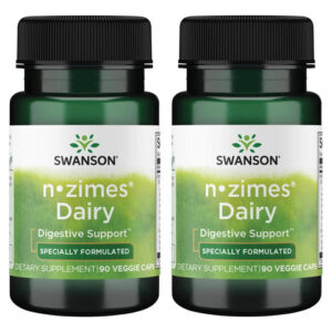 Swanson N-zimes Dairy 90 Cápsulas De Enzimas Vegetais
