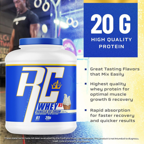 Ronnie Coleman Signature Series Whey-xs 227 Kg Baunilha - Imagem 5