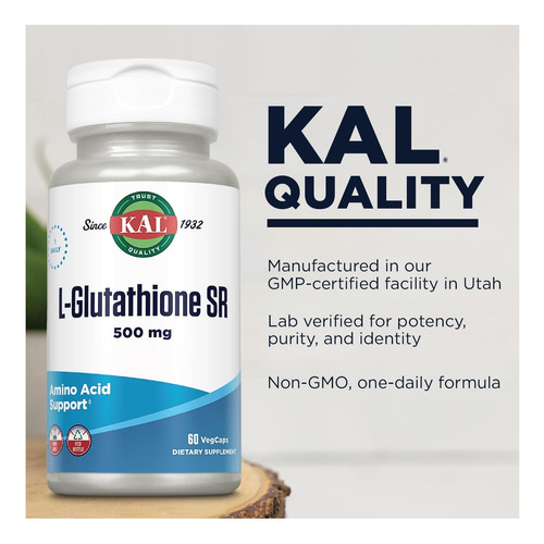 Kal L-glutationa Sr Suplemento De Glutationa Reduzida Supl - Imagem 4