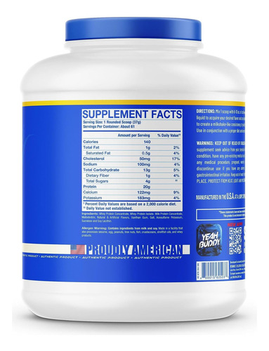 Ronnie Coleman Signature Series Whey-xs 227 Kg Baunilha - Imagem 2