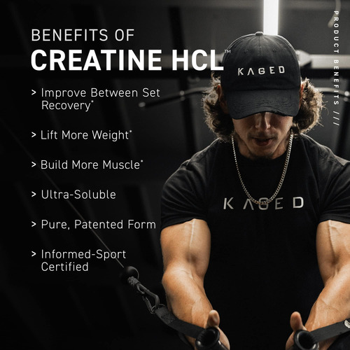Creatina Kaged Hcl Powder Limão De Limão Construção Muscul - Imagem 9