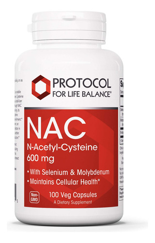 Protocolo De Suplemento Nac 600mg De N-acetil-cisteína Com S