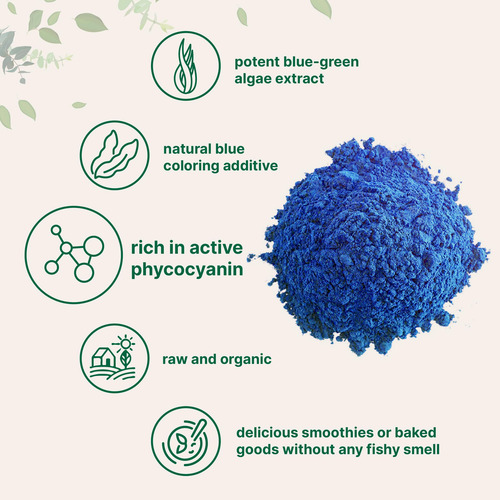 Microingredientes Em Pó De Espirulina Azul 30 Porções 30g - Imagem 3