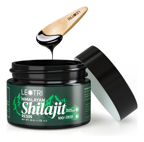 Resina Shilajit Orgânica Pura Do Himalaia: Ácido Fúlvico Aut - Imagem 9