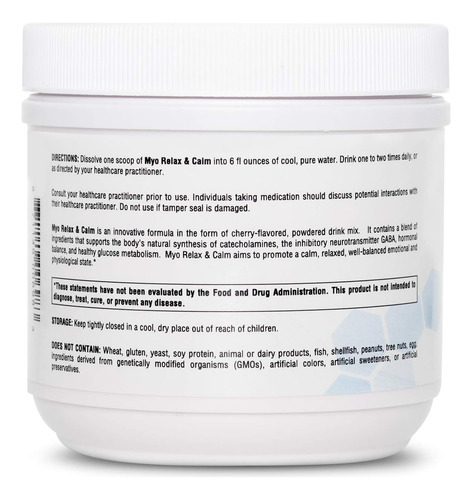 Myoxcience Myo Relap E Calm Mio-inositol L-teanina Tauri - Imagem 4