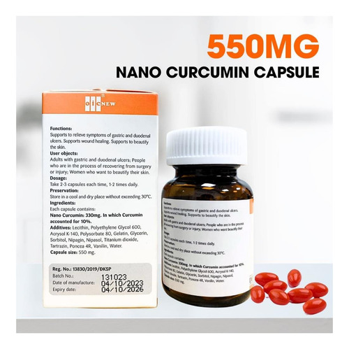 Oic New Nano Curcumin - 30 Cápsulas - Nano Tecnologia Aument - Imagem 12